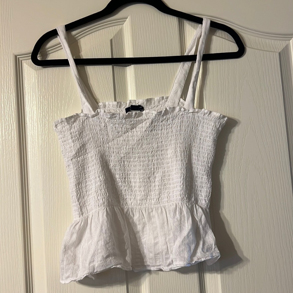 White tank top